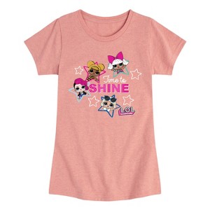 Girls' - LOL Surprise! - Time to Shine Fitted Short Sleeve Graphic T-Shirt - 1 of 4