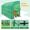 EAGLE PEAK 3 Tier Lean to Portable Greenhouse, Heavy-Duty Garden with Wire Shelves, 2 Roll-Up Zipper Doors - 4 of 4