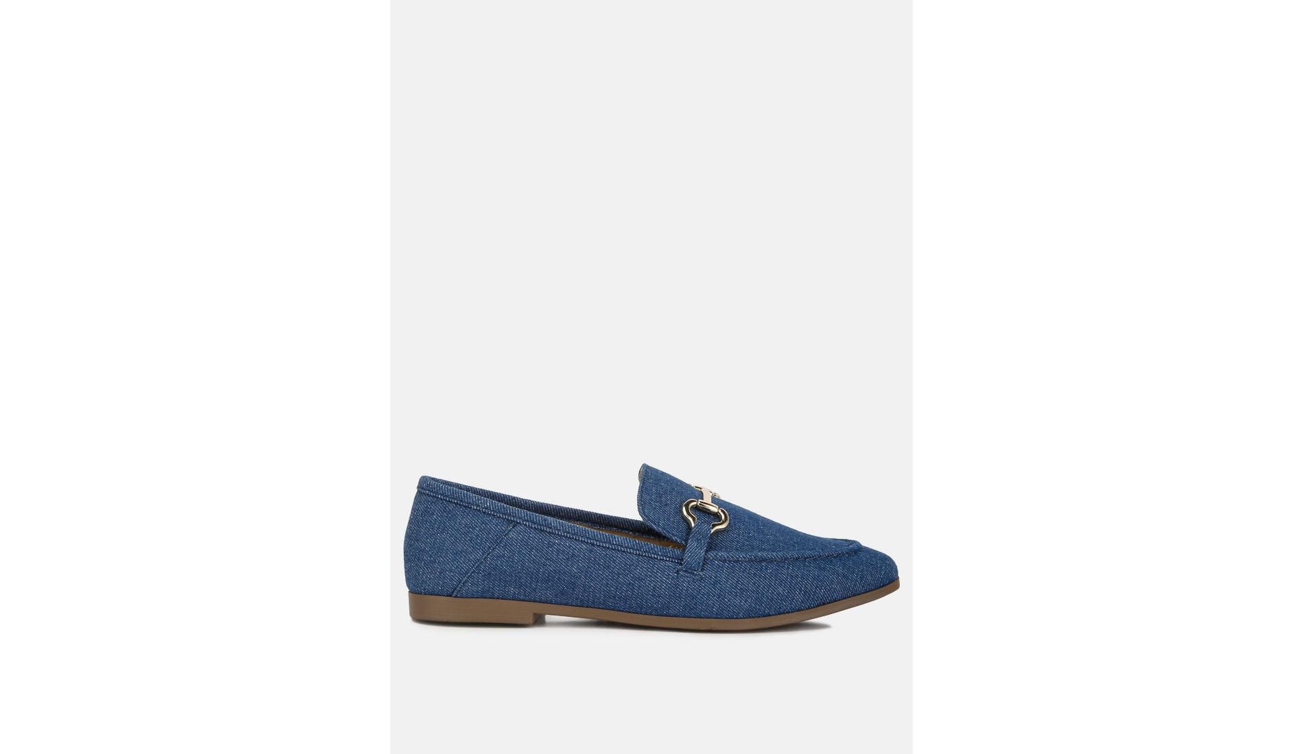Jiro Horsebit Detail Flat Loafers Women