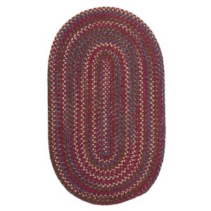 Colonial Mills Worley Oval Area Rug - Burgundy 4x7 - 1 of 2