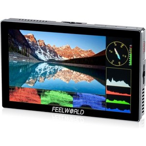 FEELWORLD S55 V3 + Battery + Carry Case 6 Inch DSLR Camera Field Monitor FHD 1920 x 1080 IPS - 1 of 1