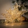 19.75"H and 16"H Sullivans Lighted Outdoor Gold Stars - Set of 2  Gold - 4 of 4