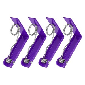 Unique Bargains Stainless Steel Windproof Anti-Rust Tablecloth Clips 2.87" x 2.36" - 1 of 4