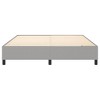vidaXL Light Gray Fabric Box Spring Bed Frame, California King 72"x83.9", Plywood and Engineered Wood Construction, Modern Suitable Bedroom Furniture - 4 of 4