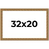 PosterPalooza | Sculpted Black Picture Frame - UV Acrylic, Backing Board, Hanging Hardware Included - 2 of 4