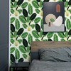 Tempaper & Co. Genevieve Gorder Hojas Cubanas Removable Peel and Stick Wallpaper, Rich Emerald, 56. sq. ft. - 2 of 4