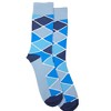 Blue Diamond Argyle Pattern Socks from the Sock Panda (Men's Sizes, Adult Large) - 3 of 3