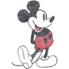 Men's Mickey & Friends Distressed Mickey Mouse Pose T-Shirt - 3 of 4