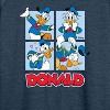 Women's - Disney - Donald Duck Grid Lightweight French Terry Wide Neck Long Sleeve Shirt - 2 of 4