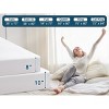 Vipbear 8 Inch Twin Size Extra Firm Memory Foam Mattresses with Tencel Cover, Premier Cooling Green Tea/Gel Bed Mattresses in Box, 75'' x 39'' - 4 of 4