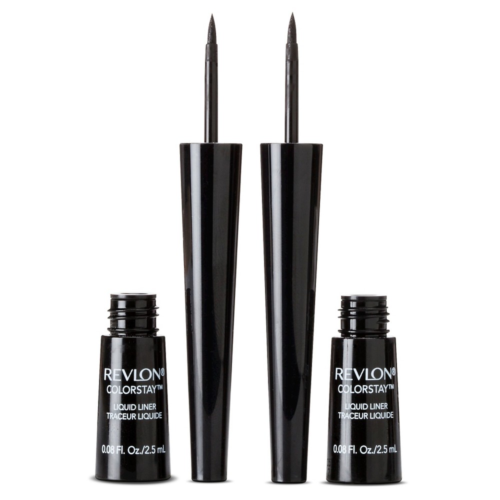 Photos - Other Cosmetics Revlon ColorStay Liquid Liner - 251 Blackest Black - .16 fl oz - 2pk 