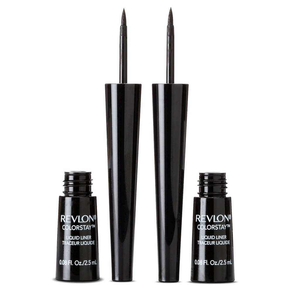 Photos - Eye / Eyebrow Pencil Revlon ColorStay Liquid Liner - 251 Blackest Black - .16 fl oz - 2pk 