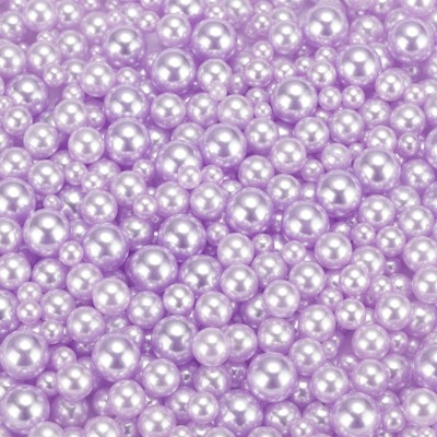 Unique Bargains No Hole ABS Round Faux Pearl for Vase Fillers DIY Home Decoration 800 Pcs