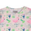 Ola! Otter Full Sleeved Romper - Flamingo Forest - 4 of 4