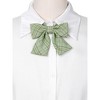 INSPIRE CHIC Women's Pre-tied Colorful Plaid Elastic Strap Party Costume Bow Ties - 4 of 4