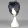 Unique Bargains Women's Halloween Wigs with Wig Cap 12" Black Blue 1 Pc - image 2 of 4