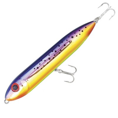 Heddon Super Spook Jr. 1/2 oz. Saltwater Fishing Lure - Chrome/Pink 