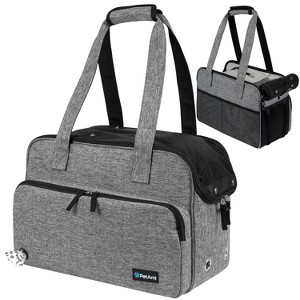 PetAmi Small Dog Purse Carrier, Soft Portable Pet Puppy Cat Travel Handbag Tote, Airline Approved Breathable Pockets Fleece Bed - 1 of 4