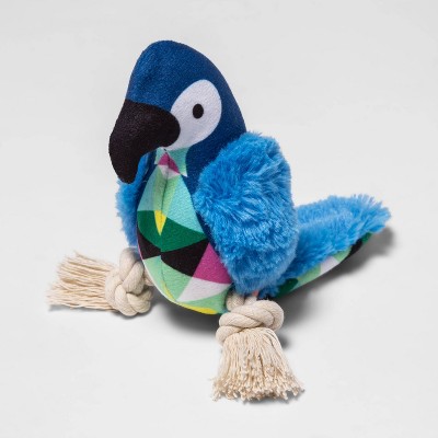 Parrot with Rope Dog Toy - Boots & Barkley™