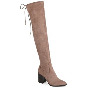 Journee Collection Womens Paras Stacked Heel Over The Knee Boots - 1 of 4
