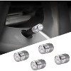 TruAIR Auto Metal Tire Valve Stem Caps, 4pcs Universal Dog Paw for Vehicles - 2 of 4