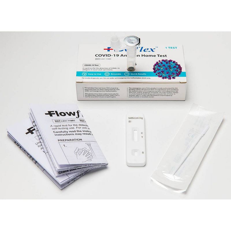 FlowFlex Covid-19 Antigen Home Test - 1ct, 2 of 5