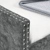 NicBex Full Size Upholstered Tufted Button Daybed with Twin Size Trundle for Bedroom,Living Room,Apartment,Gray - 4 of 4
