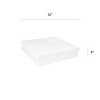 O'Creme Square Cake Dummy for Display Decorating, Styrene 3" High - 2 of 4