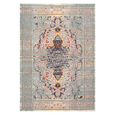 3'X5' Solid Area Rug Gray - nuLOOM