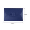 Unique Bargains Mini Pearlescent Paper Heart Shaped Clasp Envelopes 12 Pcs - 2 of 4