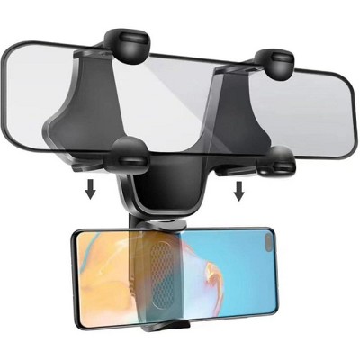 Craze Ventures Rearview Mirror Phone Mount Clip