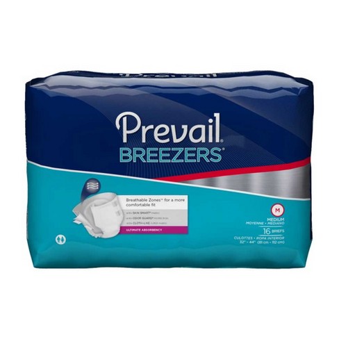 Prevail Per-fit 360° Unisex Daily Adult Briefs, Refastenable Tabs, Maximum  Plus Absorbency : Target