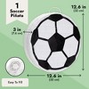 Blue Panda Soccer Ball Pinata for Sports Themed Birthday Party Decorations, Small, 12.6 x 3.0 x 12.6 In - 4 of 4