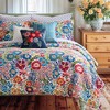 Garden Quilted Euro Sham Set of 2 - Levtex Home - 3 of 4