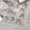 Washable Area Rugs, Non-Slip Neutral Vintage Distressed Soft Rug, Low Pile Stain-Resistant Carpet, Indoor Foldable Print Floor Mat - 4 of 4