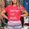 Simply Sage Market Women's Better Not Pout Heart Short Sleeve Graphic Tee - 2 of 4