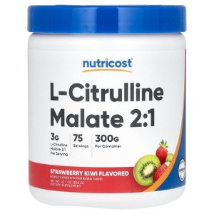 Nutricost L-Citrulline Malate 2:1, Strawberry Kiwi , 10.7 oz (300 g) - 1 of 2