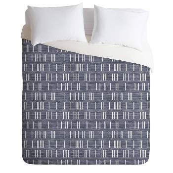 Holli Zollinger Bogo Mudcloth Comforter Set Blue - Deny Designs