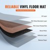 VEVOR Self Adhesive Vinyl Floor Tiles 36 x 6 inch, 36 Tiles 2.5mm Thick Peel & Stick, Deep Brown Wood Grain DIY Flooring for Kitchen, Dining Room - 4 of 4