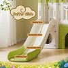 8 In 1 Toddler Slide, Kids Climber Slide With Basketball Hoop And 2 Telescope, Crawling Tunnel, Storage Spaace,  Indoor Playset For Boys And Girls - 4 of 4