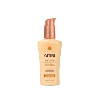 AMBI Even & Clear Moisturizing Coconut Oil Cocoa Butter Facial Cleanser - 3.5 fl oz