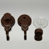 Evideco French Home Goods Set of 2 Strong Hold Vacuum Suction Cup Hooks for Shower & Kitchen – Perfect for Loofah, Towels & More - 3 of 4