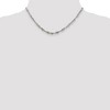 Black Bow Jewelry 3.5mm, Sterling Silver Singapore Chain Necklace - 2 of 4