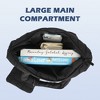 Hynes Eagle Quilted Small Tote Bag, Detachable Coin Purse-Black - 4 of 4