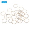 Unique Bargains Jewelry Crafts Copper Versatile Earring Beading Hoop 30 Pcs - 3 of 4