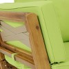 Patio Sofas, Outdoor Arm Sofa, Daybed, All-Weather Sofa with Cushions & Lumbar Pillows, for Patio, Balcony, Backyard, Deck -Christopher Knight Home - 4 of 4