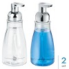 iDesign Refillable Foaming Soap Dispenser - Set of 2 - Clear/Chrome - 2 of 4