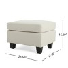 Compact Storage Ottoman Bench with Hidden Compartment and Padded Seat for Living Room – 3irtyhousy - 4 of 4
