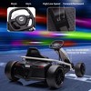 Acekool Kids Electric Go Kart, Racing Style, Two Speeds, Dual Motor, Impact-Resistant Frame, Drifting Fun, Music, Outdoor Ride-On Car - 4 of 4