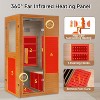 Real Relax Infrared Home Sauna,Canadian Hemlock Wooden Indoor Sauna Room with LCD Control Panel, Bluetooth Speakers - 2 of 4